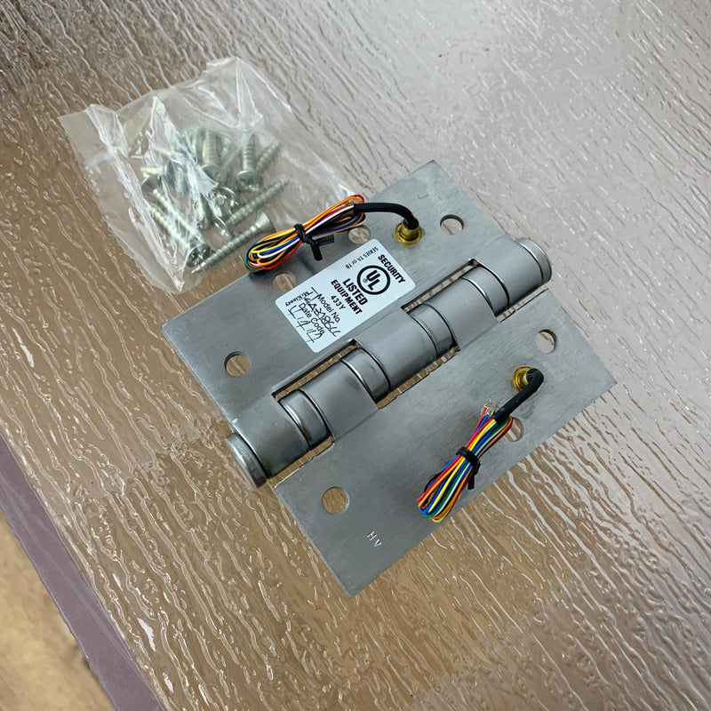 ASSA ABLOY 4.5x4 MK73995 Steel Concealed Circuit Hinge in Satin Chrome