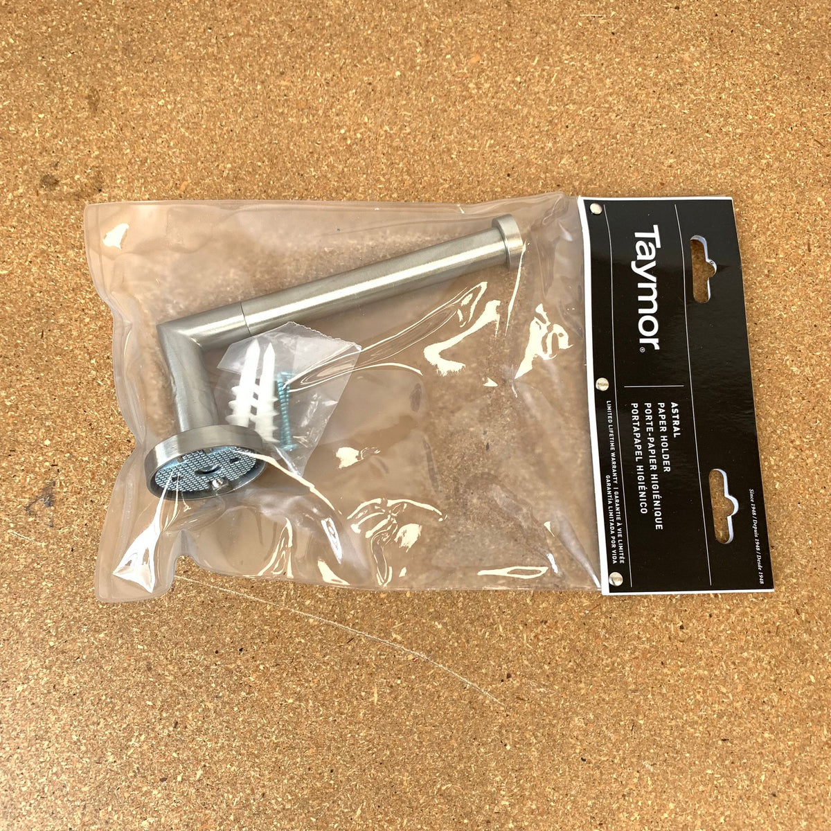Taymor Astral Toilet Paper Holder in Satin Nickel 04-SN2848