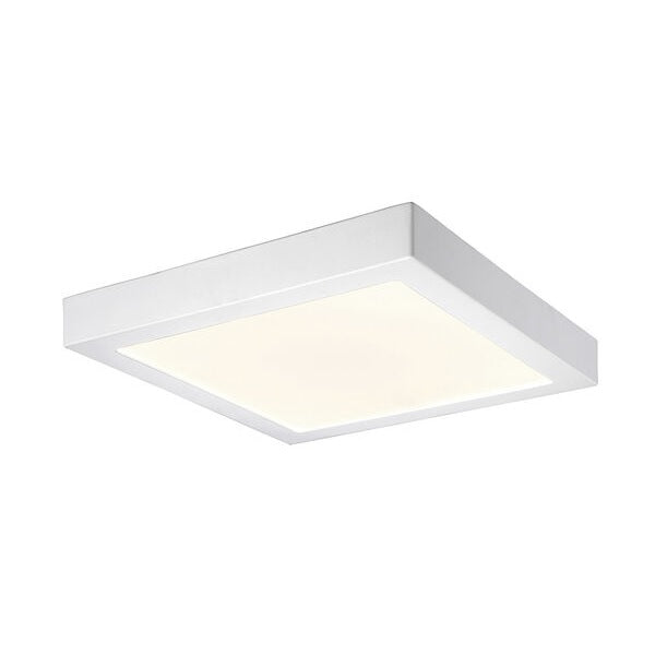Avon 12x12-inch Square Flush Mount Ceiling Light - Satin Nickel