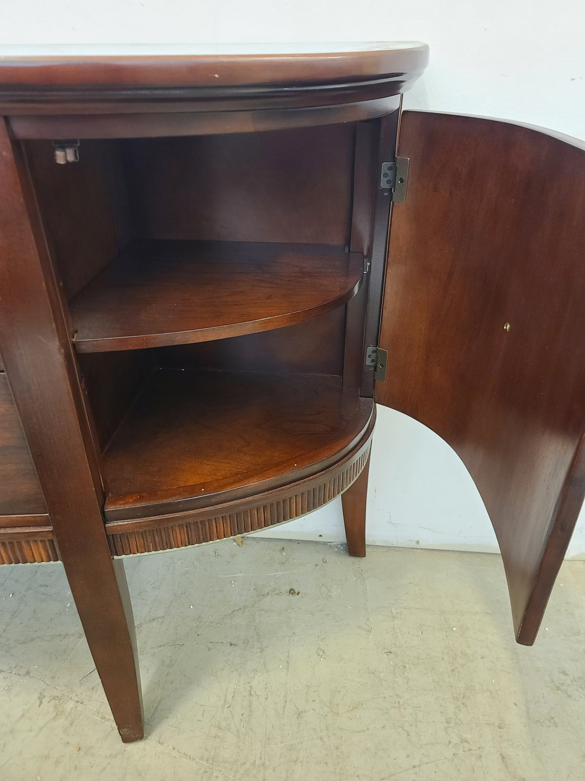 56" Semi-Circle Buffet Console