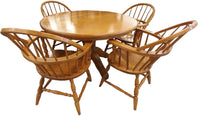 Wooden Dining Table with 4 Chairs