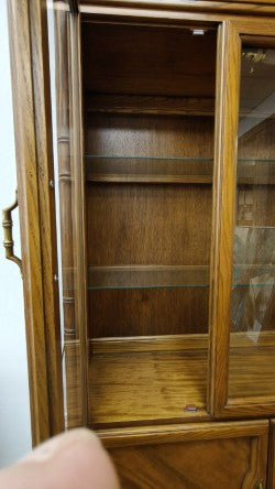 China Cabinet with Glass Shelves