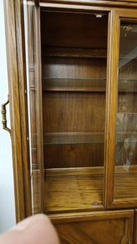 China Cabinet with Glass Shelves