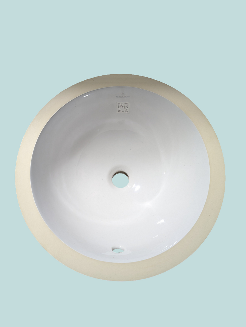VILLEROY & BOCH Round White Undermount Sink