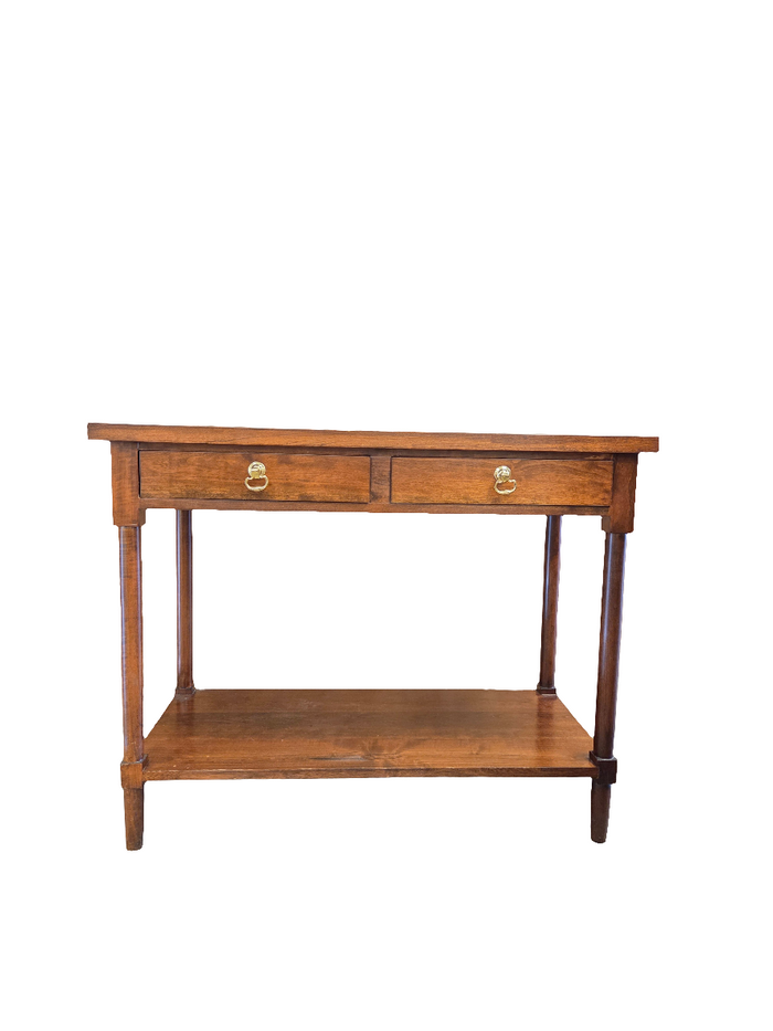 Wooden Console with Two drawers