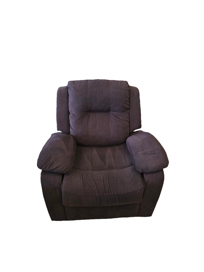 Electric Recliner Chair in Dark charcoal color