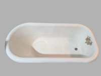 Cast Iron Clawfoot White Bath Tub
