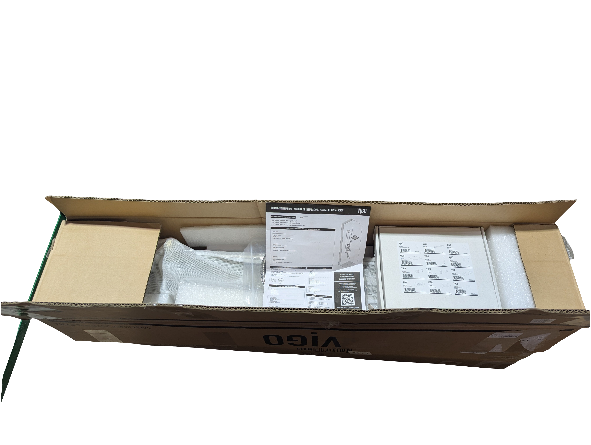 VIGO Orchid 2-Jet High Pressure Shower Panel System Stainless Steel