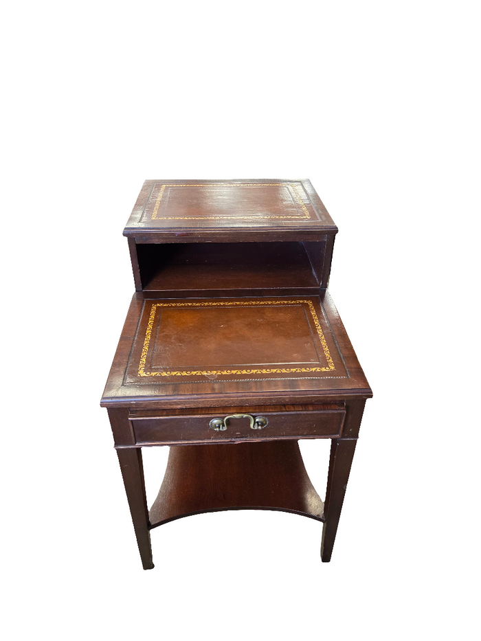 Wooden side table with one Drawer