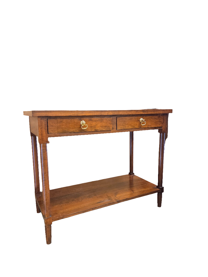 Wooden Console with Two drawers