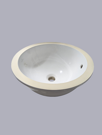 VILLEROY & BOCH Round White Undermount Sink