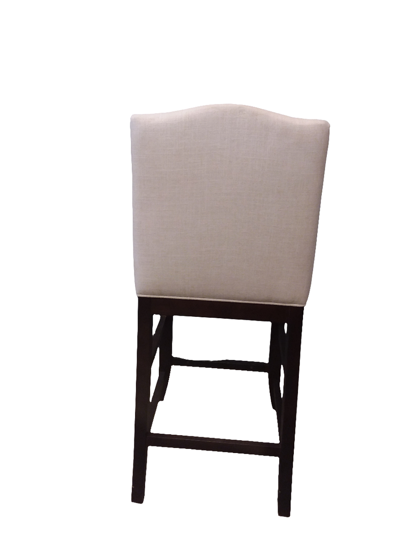 Studded Bar Stool - Cream