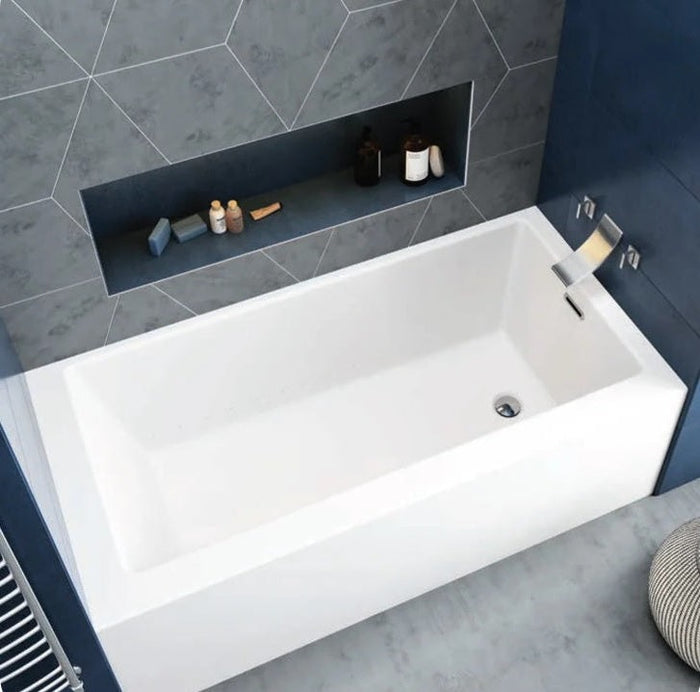 Bain De Ville 60x30-inch Right Side Drain Alcove Soaker Tub in White