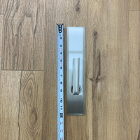 Baltimore Stepped Escutcheon Door Entry Set in Satin Nickel 8525BALUS15