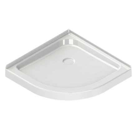 MAAX 32L x 32W Neo-Round Corner Acrylic Shower Base