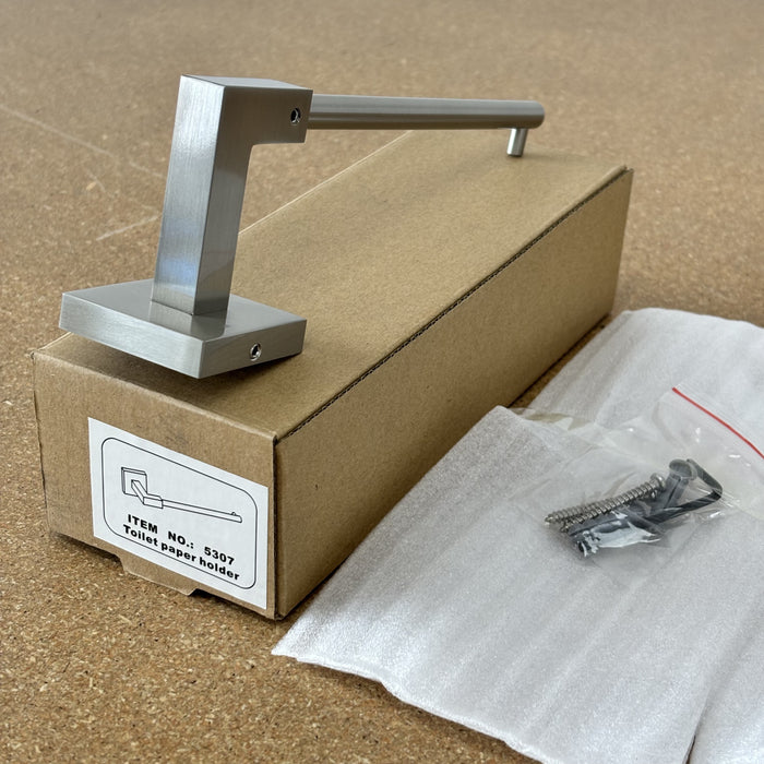8-Inch Morgan Toilet Paper Holder in Satin Nickel, 5307