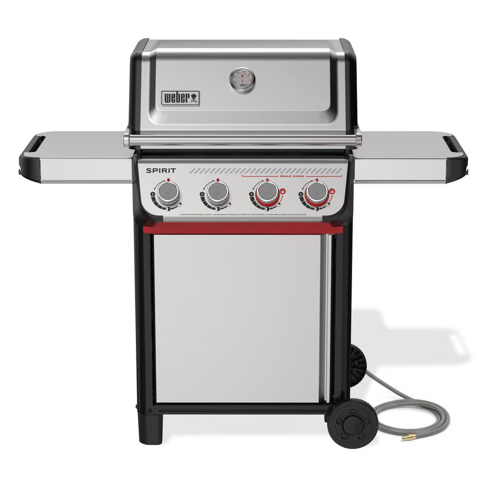 Weber Spirit S-425 4-Burner Natural Gas BBQ Grill in Stainless Steel