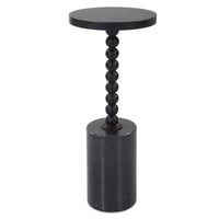 Bead 10-inch W Drink Table in Black
