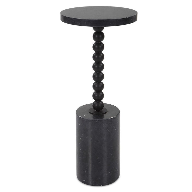 Bead 10-inch W Drink Table in Black
