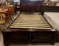 64-Inch Brown Queen Size Bedframe