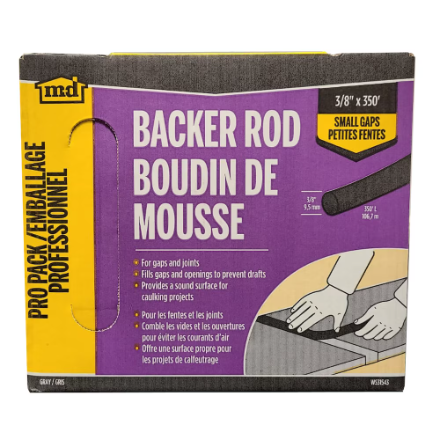 M-D Building Products Gap & Joint Filler Backer rod in Grey