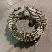 Birla 10-Light Chandelier in Brass