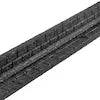 48 in. x 3 in. x 3 in. Black Brickface Rubber Landscape Edging