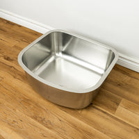 Wave U 1-Bowl Undermount Stainless Steel Sink