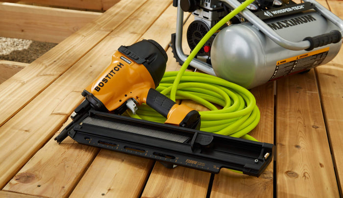 Bostitch F28WW Clipped Head 3-1/2-in Stick Pneumatic Framing Nailer