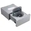 SIGNATURE 1.0 cu. ft. 29 in. SideKick Pedestal Washer for Front Load Washer in Brushed Platinum Steel