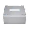 SIGNATURE 1.0 cu. ft. 29 in. SideKick Pedestal Washer for Front Load Washer in Brushed Platinum Steel