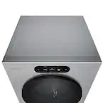 SIGNATURE 5.8 cu. ft. Mega Capacity Stackable Smart Front Load Washer in Brushed Platinum Steel with ezDispense