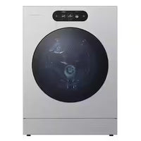 SIGNATURE 5.8 cu. ft. Mega Capacity Stackable Smart Front Load Washer in Brushed Platinum Steel with ezDispense