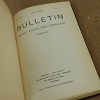 Bulletin Saint Louis Des Francais - Jan 1948 No 1