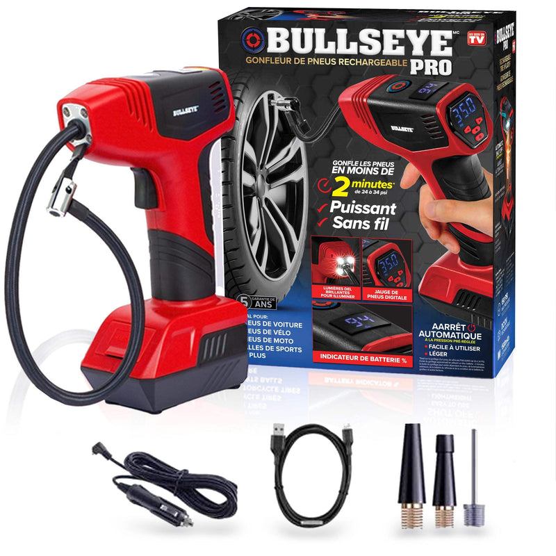 Bullseye Pro Rechargeable Cordless Tire Inflator
