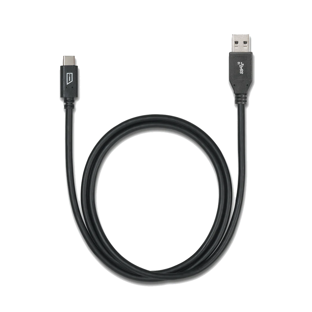 ISTORE 1-M USB-C to USB-A Cable in Black