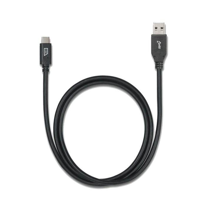 ISTORE 1-M USB-C to USB-A Cable in Black