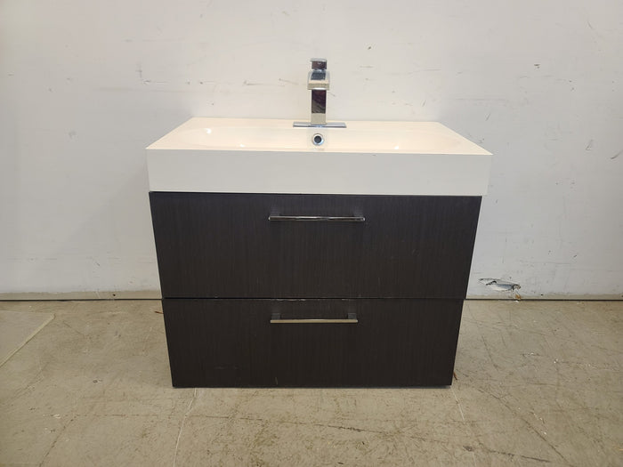 Single Sink Wall Mounted Bathroom Vanity