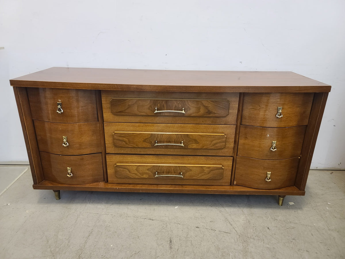 Brown 9-Drawer Dresser