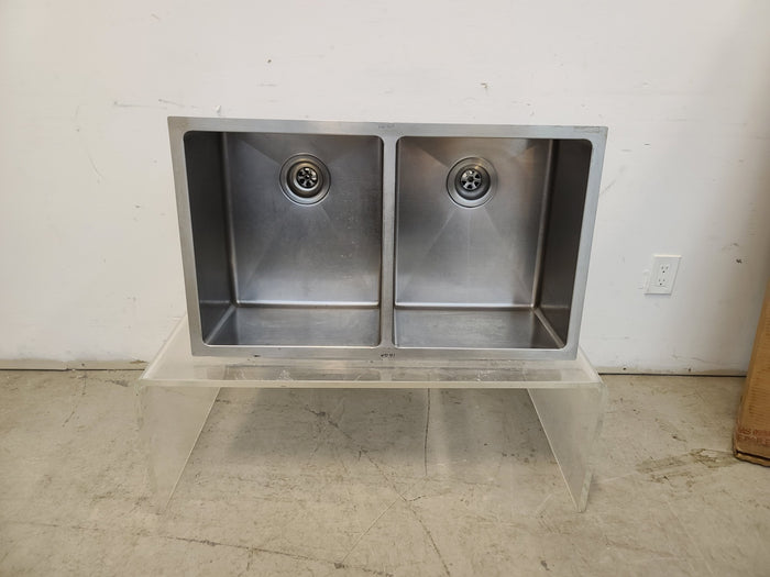 30 Inch Drop-In Double Bowl Sink