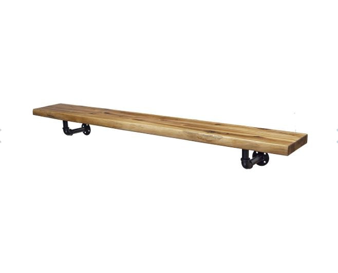 Elements Live Edge Mantel Shelf