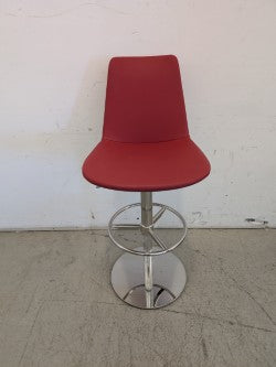Red Leather Barstools