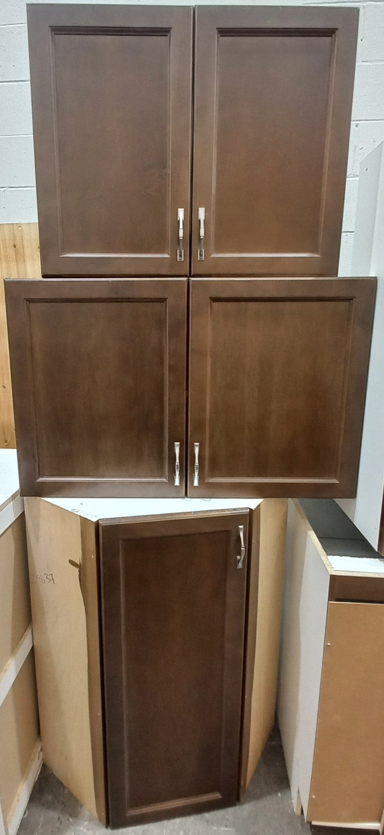 14 Cabinet Brown Kitchen Set