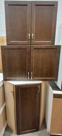 14 Cabinet Brown Kitchen Set