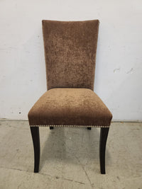 Brown Fabric Dining Chair