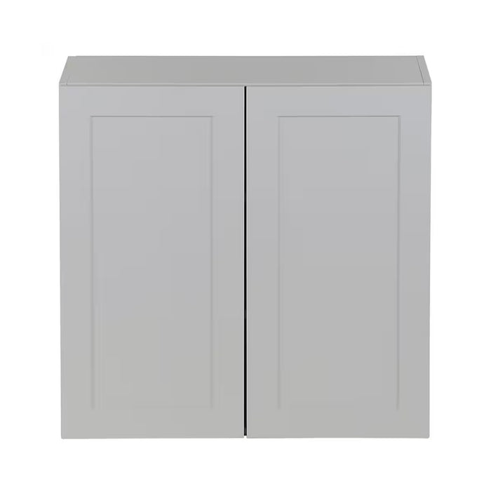 30-inch Shaker Style Assembled Kitchen Wall Cabinet in Grey