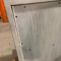 78-inch Caged Solid Wood Sideboard in Black & White