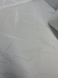 90" Off-White Satin Sofa