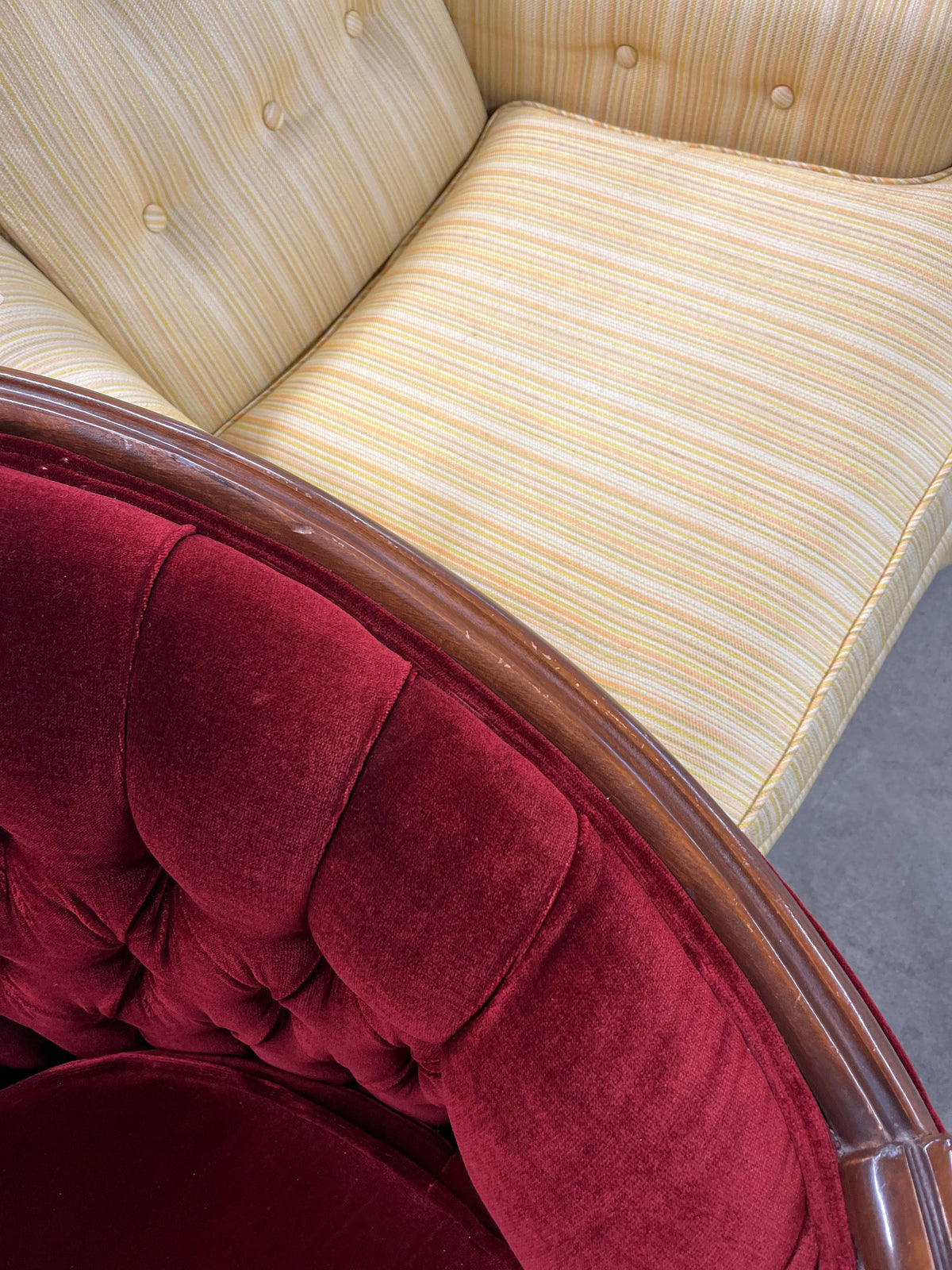 36"W French Provincial Arm Chair