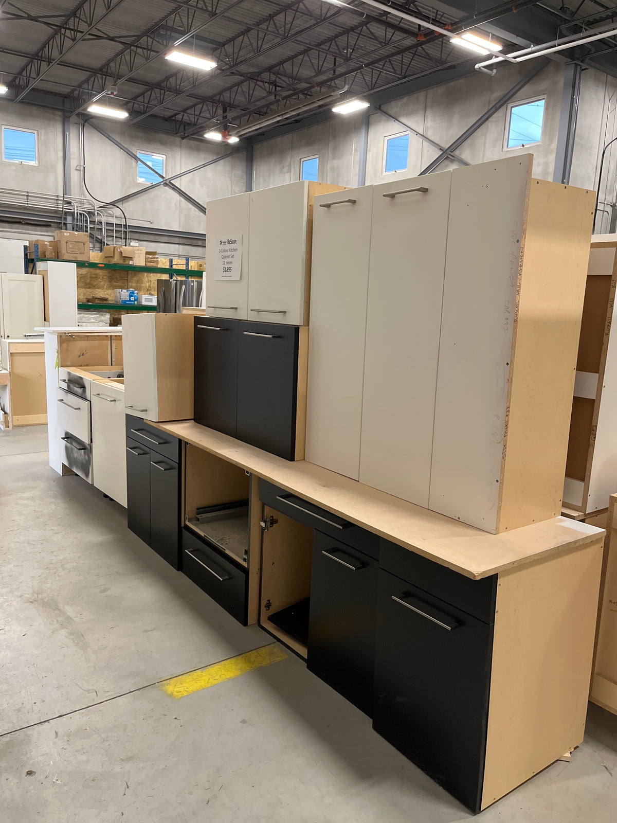 2-Colour Kitchen Cabinet Set